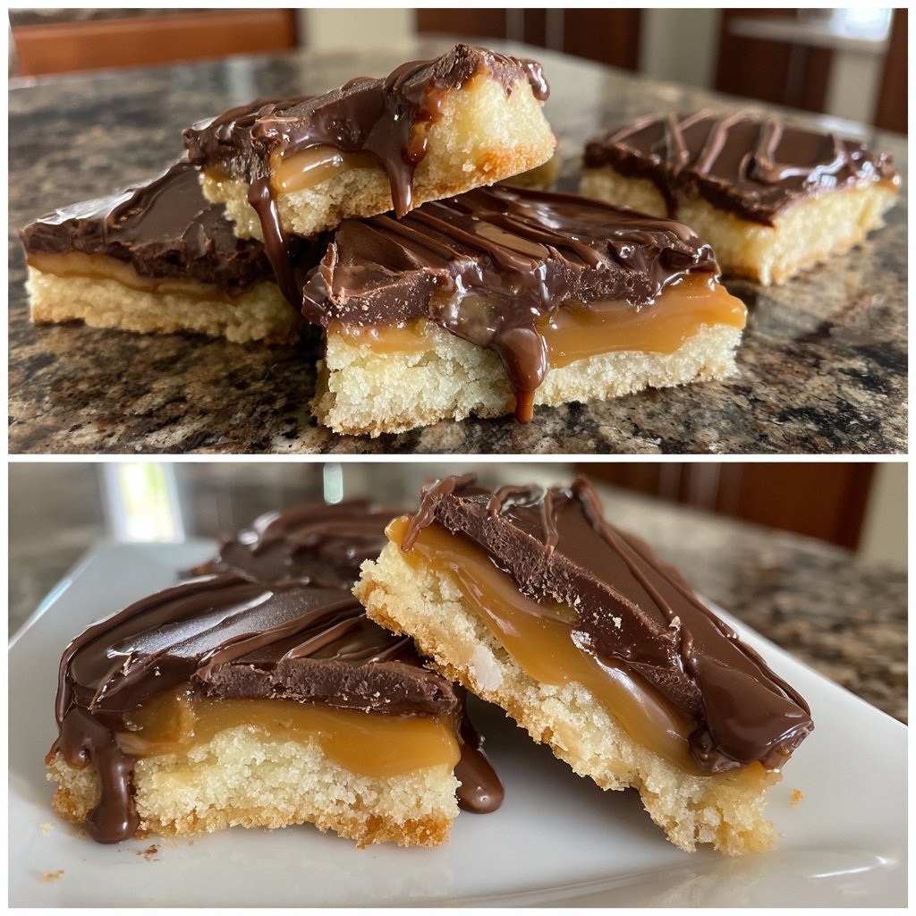 Chocolate Caramel Shortbread