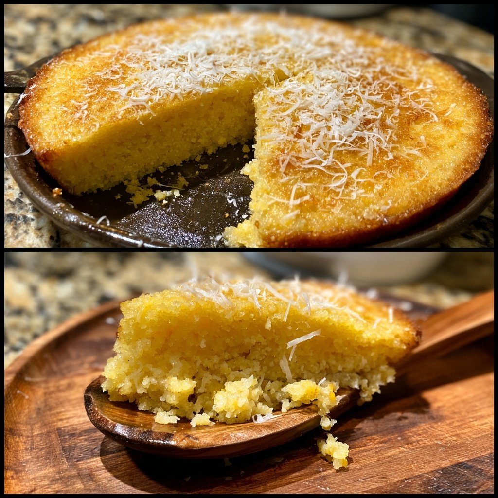 Romantic Creamy Polenta with Parmesan