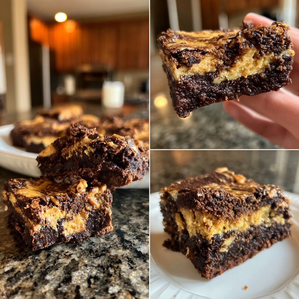 Cottage Cheese Brownies with Cashew Butter