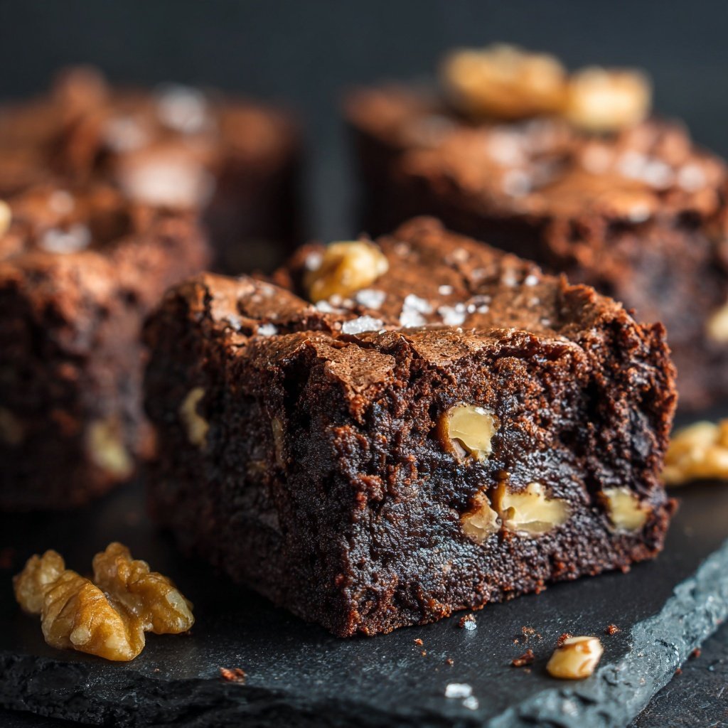 Chocolate Fudge Walnut Brownies
