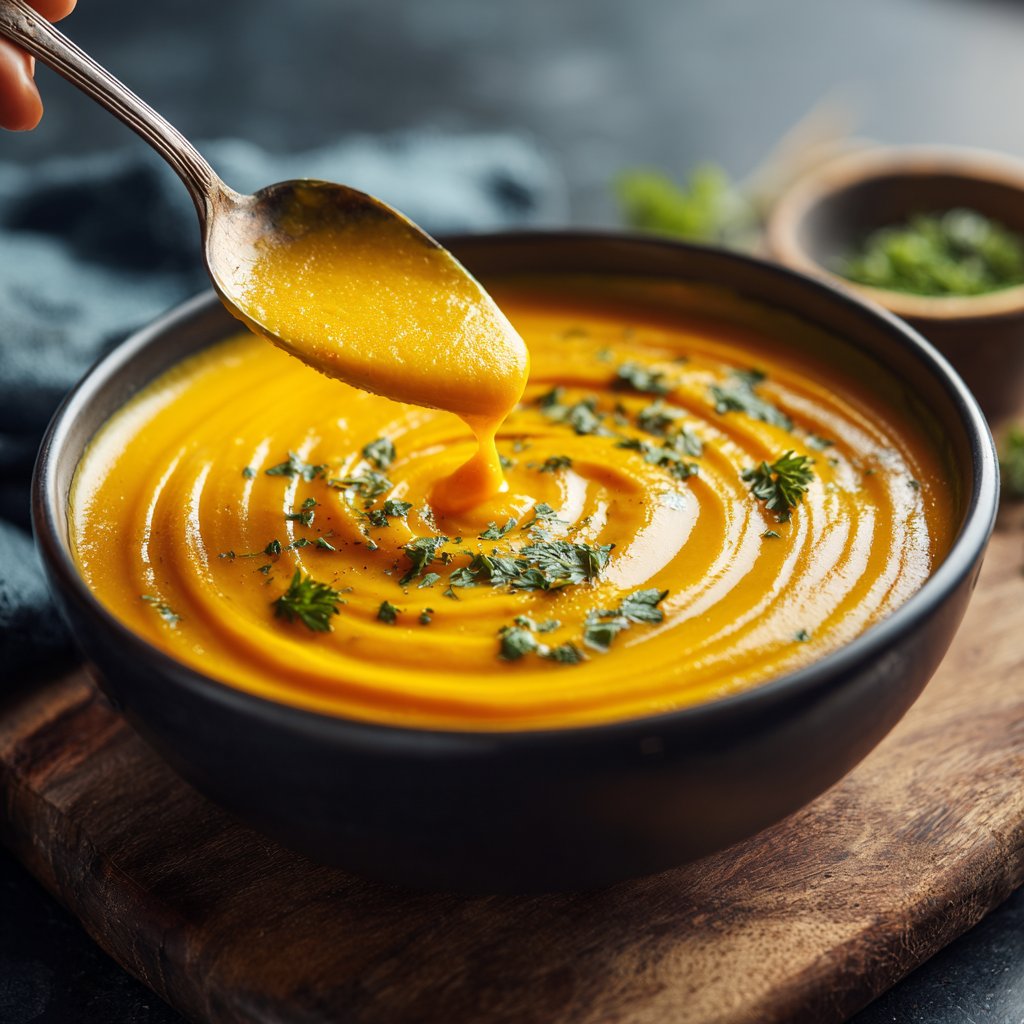 Squash Soup with Turmeric