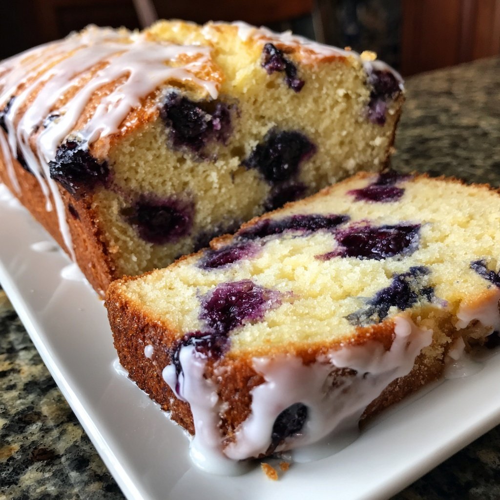 Blueberry Lemon Yogurt Bread