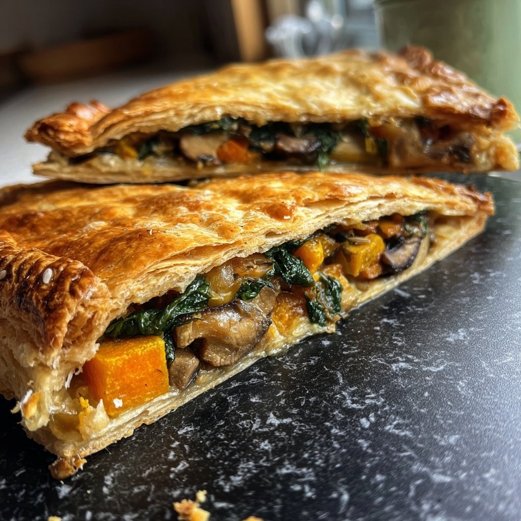 Valentine Dinner Roasted Vegetable Wellington