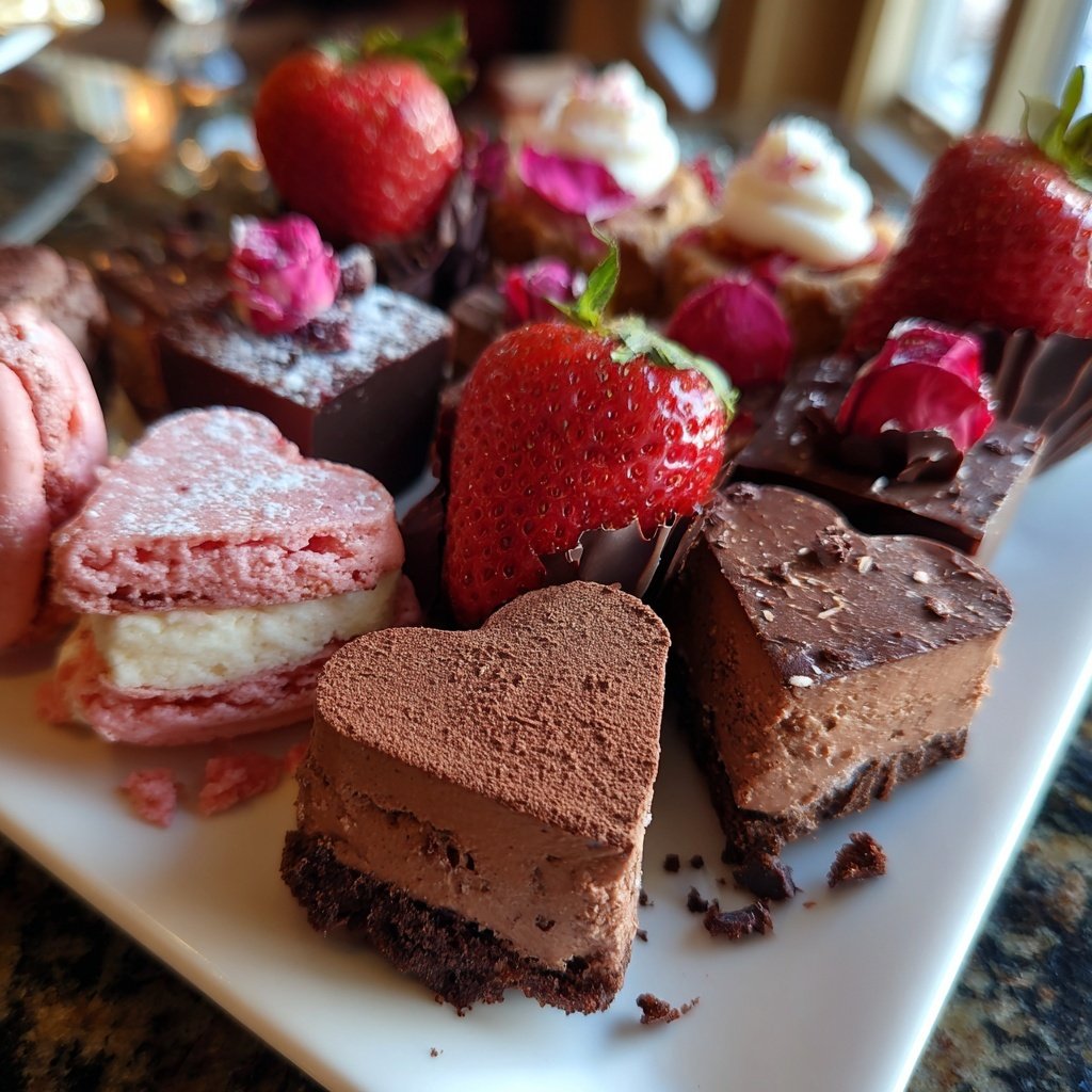 Dessert Platter for Valentine’s Day