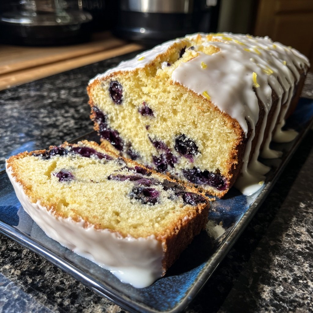 Lemon Blueberry Quick Bread