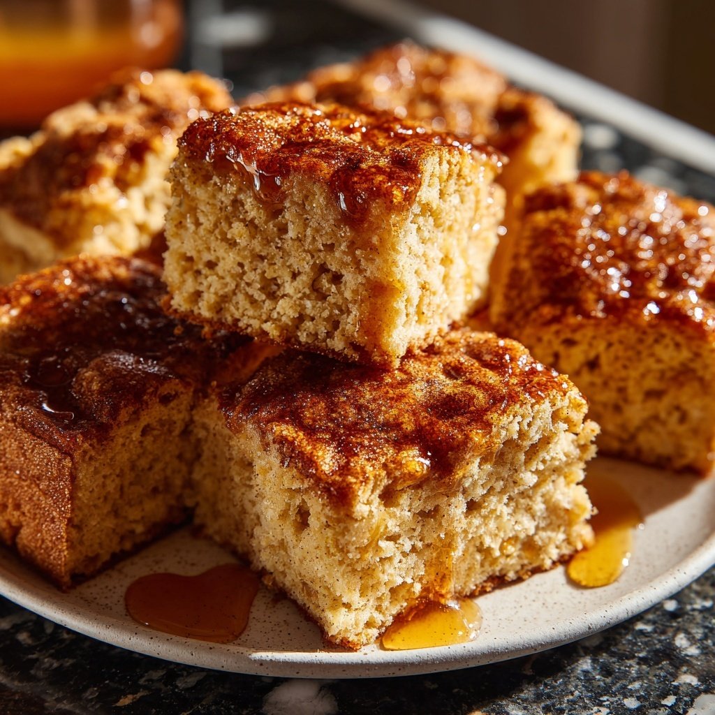 Cinnamon Banana Breakfast Squares