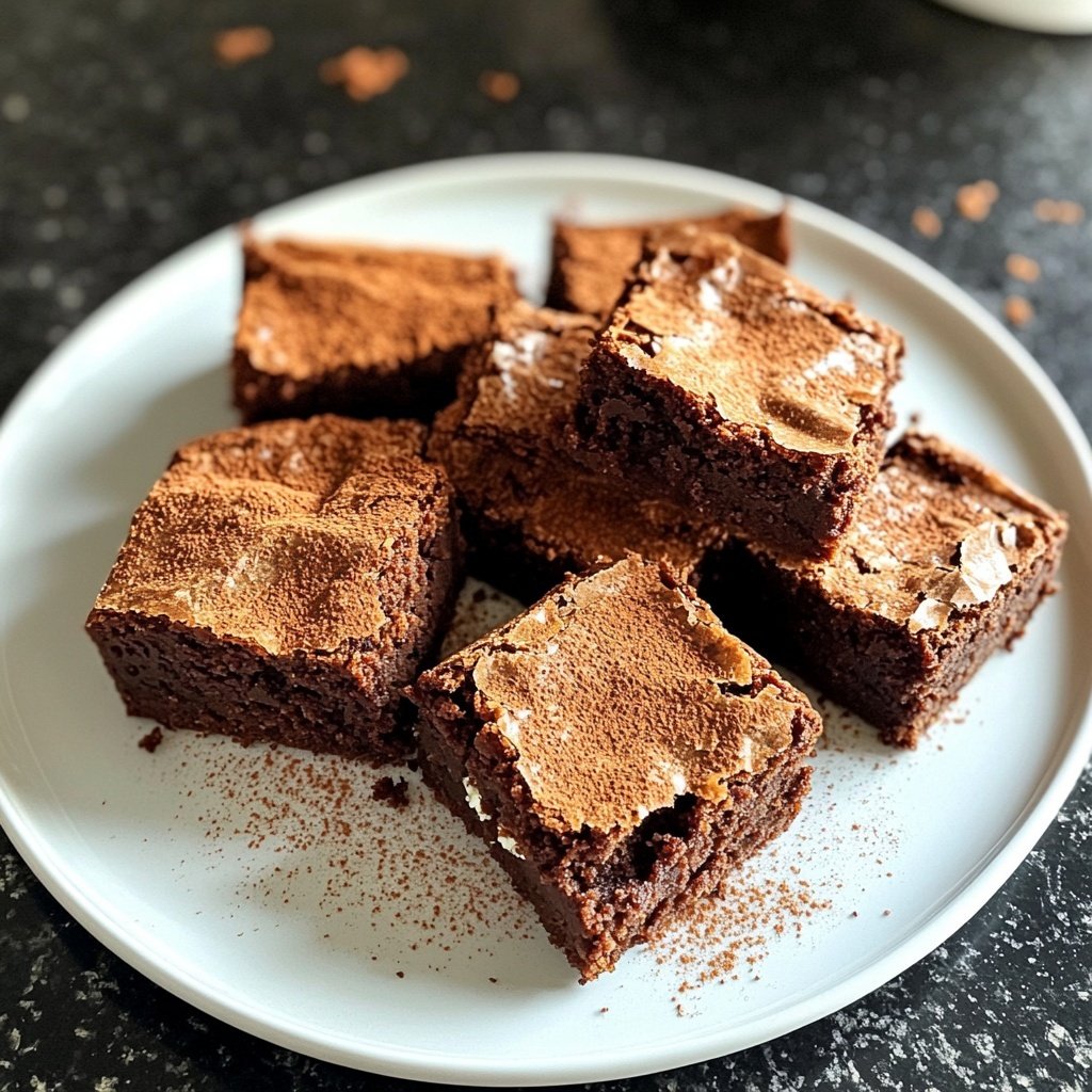 Cottage Cheese Brownies with Cinnamon