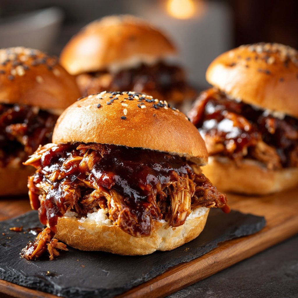Easy BBQ Jackfruit Sliders