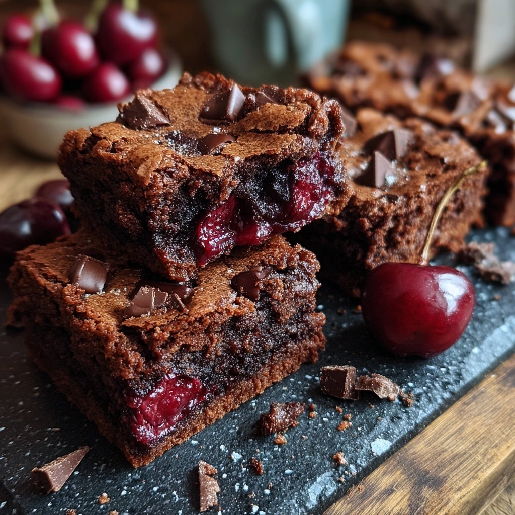 Chocolate Cherry Brownies
