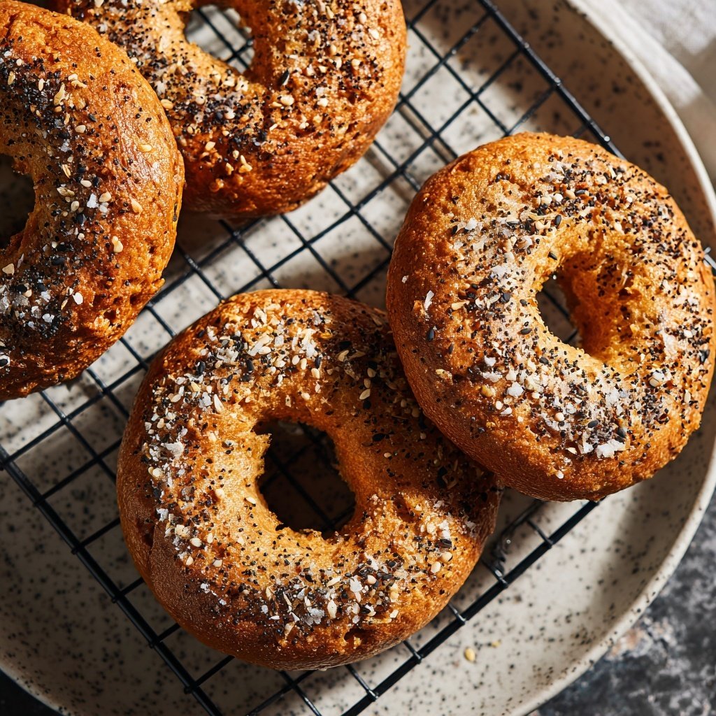 High Protein Bagels No Yeast